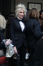 PIXIE LOTT Leaves Dolce & Gabbana Fashion Show in Milan 01/28/2017