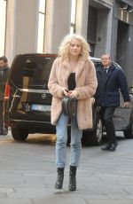 PIXIE LOTT Out Shopping in Milan 01/28/2017