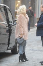 PIXIE LOTT Out Shopping in Milan 01/28/2017
