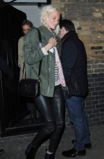 POPPY DELEVINGNE and LAURA BAILEY at Chiltern Firehouse in London 01/19/2017