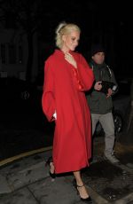 POPPY DELEVINGNE Arrives at Rodial VIP Dinner in London 01/16/2017
