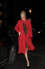 POPPY DELEVINGNE Arrives at Rodial VIP Dinner in London 01/16/2017
