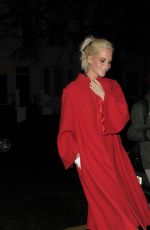 POPPY DELEVINGNE Arrives at Rodial VIP Dinner in London 01/16/2017