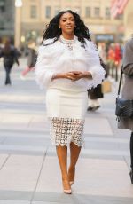 PORSHA WILLIAMS Out and About in New York 01/13/2017