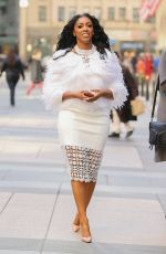 PORSHA WILLIAMS Out and About in New York 01/13/2017