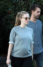 Pregnant AMANDA SEYFRIED and Thomas Sadoski Out in Studio City 01/15/2017