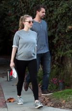 Pregnant AMANDA SEYFRIED and Thomas Sadoski Out in Studio City 01/15/2017