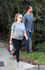 Pregnant AMANDA SEYFRIED and Thomas Sadoski Out in Studio City 01/15/2017