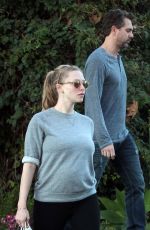 Pregnant AMANDA SEYFRIED and Thomas Sadoski Out in Studio City 01/15/2017