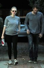 Pregnant AMANDA SEYFRIED and Thomas Sadoski Out in Studio City 01/15/2017