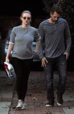 Pregnant AMANDA SEYFRIED and Thomas Sadoski Out in Studio City 01/15/2017