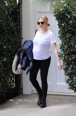 Pregnant AMANDA SEYFRIED Out in Beverly Hills 01/21/2017