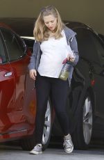 Pregnant AMANDA SEYFRIED Out in Burbank 01/11/2017