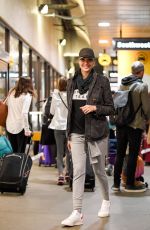 Pregnant GAL GADOT at Los Angeles Inernational Airport 01/06/2017
