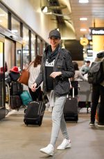 Pregnant GAL GADOT at Los Angeles Inernational Airport 01/06/2017