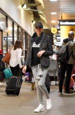 Pregnant GAL GADOT at Los Angeles Inernational Airport 01/06/2017