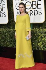 Pregnant NATALIE PORTMAN at 74th Annual Golden Globe Awards in Beverly Hills 01/08/2017