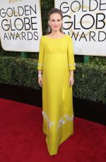 Pregnant NATALIE PORTMAN at 74th Annual Golden Globe Awards in Beverly Hills 01/08/2017