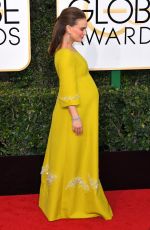 Pregnant NATALIE PORTMAN at 74th Annual Golden Globe Awards in Beverly Hills 01/08/2017