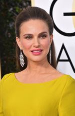 Pregnant NATALIE PORTMAN at 74th Annual Golden Globe Awards in Beverly Hills 01/08/2017