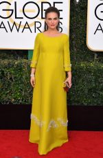 Pregnant NATALIE PORTMAN at 74th Annual Golden Globe Awards in Beverly Hills 01/08/2017