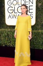 Pregnant NATALIE PORTMAN at 74th Annual Golden Globe Awards in Beverly Hills 01/08/2017