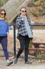 Pregnant NATALIE PORTMAN Out and About in Los Angeles 01/04/2017