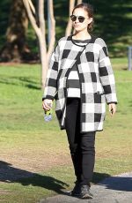 Pregnant NATALIE PORTMAN Out and About in Los Angeles 01/14/2017