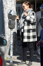 Pregnant NATALIE PORTMAN Out and About in Los Angeles 01/14/2017