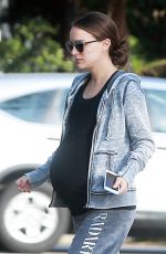 Pregnant NATALIE PORTMAN Out at Griffith Park in Los Feliz 01/18/2017