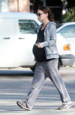 Pregnant NATALIE PORTMAN Out at Griffith Park in Los Feliz 01/18/2017