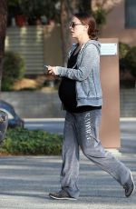 Pregnant NATALIE PORTMAN Out at Griffith Park in Los Feliz 01/18/2017