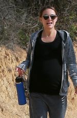Pregnant NATALIE PORTMAN Out at Griffith Park in Los Feliz 01/18/2017