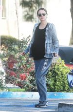Pregnant NATALIE PORTMAN Out at Griffith Park in Los Feliz 01/18/2017