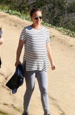 Pregnant NATALIE PORTMAN Out for a Hike in Los Feliz 01/30/2017