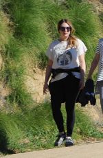 Pregnant NATALIE PORTMAN Out for a Hike in Los Feliz 01/30/2017