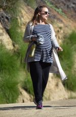 Pregnant NATALIE PORTMAN Out for a Morning Hike in Los Feliz 01/24/2017