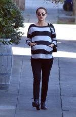 Pregnant NATLIE PORTMAN Out and About in Los Angeles 01/27/2017