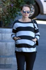 Pregnant NATLIE PORTMAN Out and About in Los Angeles 01/27/2017