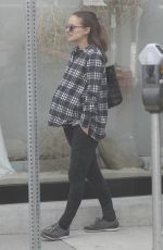 Pregnant NICOLE PORTMAN Out and About in Los Feliz 01/05/2017