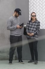 Pregnant NICOLE PORTMAN Out and About in Los Feliz 01/05/2017