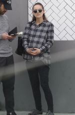 Pregnant NICOLE PORTMAN Out and About in Los Feliz 01/05/2017