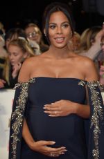 Pregnant ROCHELLE HUMES at National Television Awards in London 01/25/2017