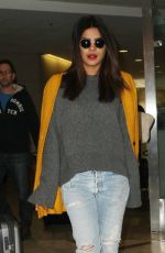 PRIYANKA CHOPRA at LAX Airport in Los Angeles 01/18/2017