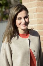 QUEEN LETIZIA OF SPAIN Out in Madrid 01/12/2017