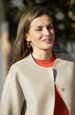 QUEEN LETIZIA OF SPAIN Out in Madrid 01/12/2017