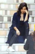 REBECCA BLACK on the Set of a Photoshoot in West Hollywood 01/06/2017
