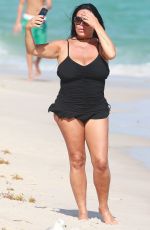RENEE GRAZIANO in Swimsuit on the Beach in Miami 01/02/2017