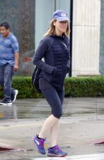 RENEE ZELLWEGER in Leggings Out in West Hollywood 01/12/2017