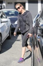RENEE ZELLWEGER in Leggings Out in West Hollywood 01/17/2017